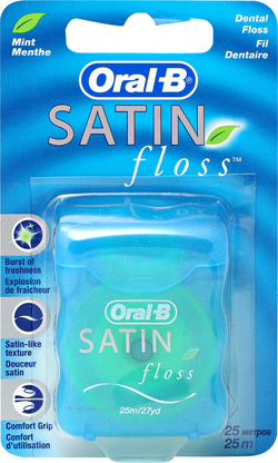 Зубная нить Oral-B Satin, 50м