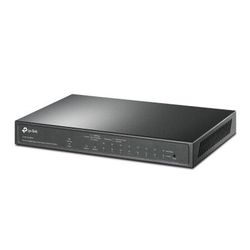10-port 10/100/1000Mbps POE+ Easy Smart Switch TP-LINK "TL-SG1210MPE", 123W Budget, SFP, Steel Case
