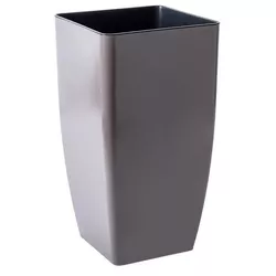 cumpără Ghiveci pentru flori Aleana 115038 Cvadro 27x27x51 cm, cappuccino în Chișinău 