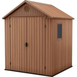 cumpără Căsuţă de grădină Keter 56118 Casuta de gradina Darwin 6x6 190x183x221cm, lemn brun în Chișinău 