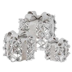 cumpără Figurină cu lumină Promstore 38446 Set figurine Gift-cube LED, 3xAA, 3buc, cronometru în Chișinău 