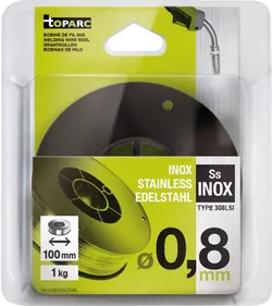 купить Проволока сварочная GYS 086616 Ø 100 мм, нержавеющая сталь, Ø 0,8, 1 кг в Кишинёве 