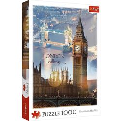 купить Головоломка Trefl 10395 Puzzles - 1000 - London at dawn в Кишинёве 