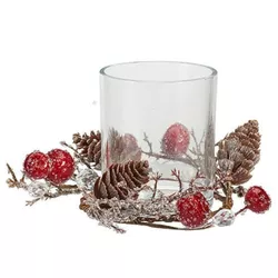 купить Новогодний декор Promstore 11087 Sfesnic cu conuri naturale, 12x12x12cm в Кишинёве 