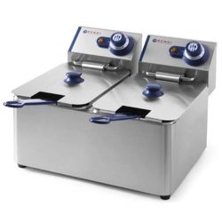 купить Фритюрница профессиональная Hendi Blue line 2x6 l (205853) в Кишинёве 