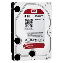 3.5" HDD  4.0TB-SATA-256MB Western Digital "Red (WD40EFAX)", NAS, SMR