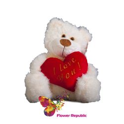 Медвежонок с сердцем "I love you"