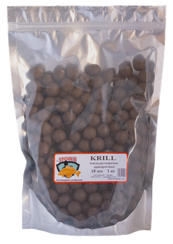 Бойлы растворимые закормочные Krill 20mm 1kg