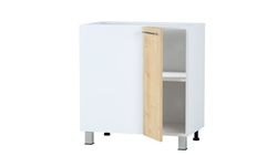 Kitchen lower cabinet, false right corner, 900 mm