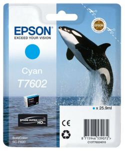 Ink Cartridge Epson T760 SC-P600 Cyan, C13T76024010