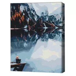 купить Картина по номерам BrushMe BS53288FC 40x50cm (fără cutie) Toamna pe prim-plan в Кишинёве 