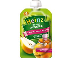 Heinz пюре нежная грушка, с 4 мес, 100 г