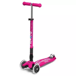 купить Самокат Micro MMD096 Maxi Deluxe Foldable LED Shocking Pink в Кишинёве 