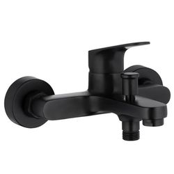 купить Смеситель для ванны kfa armatura Otava Black на стену в Кишинёве