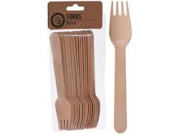 Вилки деревянные Eco 20шт 16cm