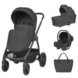 купить Детская коляска Kikka Boo Modena Black 2027 3in1 (3800171225687) в Кишинёве 