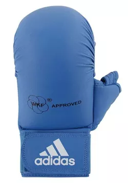купить Товар для бокса Adidas 20444 WKF Karate Mitt Bigger S Blue в Кишинёве 