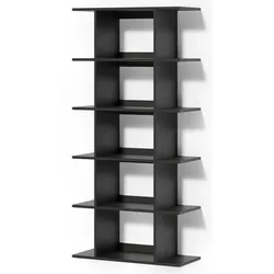 купить Офисный стеллаж Fabrik Home Nr.6 Pablo (800x1690x330) Базальт в Кишинёве 