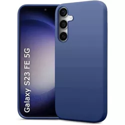 cumpără Husă pentru smartphone Helmet Liquid Silicone Samsung S23FE, Blue în Chișinău 