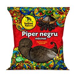 Piper negru măcinat Indian Spices, 40g