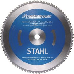 cumpără Disc de tăiere MetallKraft 3853504 Pânză circulara pentru oțel Ø355x2.4x25.4mm Z80 în Chișinău 