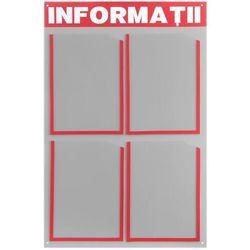 cumpără Tablă de birou miscellaneous RX15075 Stand informativ Informație A4, 4 buzunare în Chișinău 