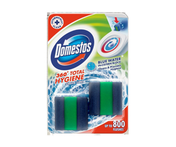Кубики для бачка Domestos Total Hygiene Block Lime, 2 шт x 50 г