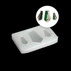 Pentagone de bijuterii (30/43 * 5 mm), matriță din silicon prefabricată