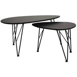 cumpără Măsuţă cafea Deco Anais CT-2010 (2 măsuțe) Black în Chișinău 