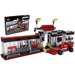 cumpără Set de construcție Promstore 43933 HSANHE Тех станция F1 57x37.5x8cm, 582 дет. în Chișinău 