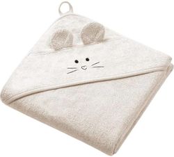 купить Аксессуар для купания BabyOno 1553/05 Prosop din bambus de baie cu gluga bej 100x100 в Кишинёве 
