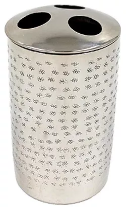 купить Стакан для зубных щёток MSV 52197 FES Argintiu в Кишинёве 