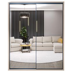 cumpără Dulap Bayro Parma 1800x2250x600 серый камень, купе în Chișinău 