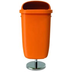 cumpără Coș de gunoi Hydro S Urna stradala pe suport, 50L, orange 8001251 în Chișinău 
