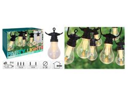 Гирлянда уличных ламп 10LED тепло-белый 7.5m, A60, D6cm