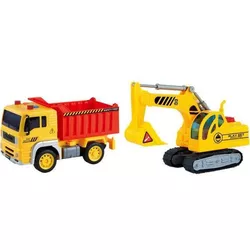 cumpără Mașină Wenyi 570С 1:20 Camion basculant cu excavator cu fricțiune în Chișinău 