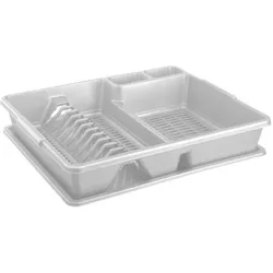 cumpără Uscator pentru vase Sanja Uscător vase plastic, gri (2069G) în Chișinău 