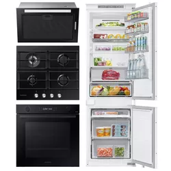 cumpără Set de tehnică încorporabilă Samsung NV7B4125ZAK/WT + NA64H3030AK/WT + NK52FG454CM/UR + BRB70F26CES0EO în Chișinău 