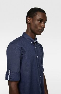 Рубашка ZARA Темно синий zara 7545/402/401