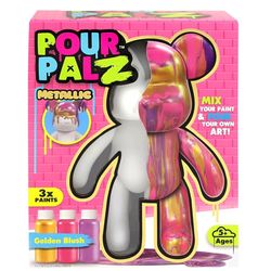 купить Набор для творчества miscellaneous GSG25020 Pour Palz DIY Paint Bear, Golden Blush в Кишинёве 