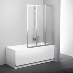 купить Панель для ванны Ravak Paravan cada 130x140 Satin Transparent VS3-130 (795V0U00Z1) в Кишинёве 