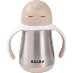 купить Поильник Beaba B913633 Cana cu pai din inox 250ml Clay в Кишинёве 
