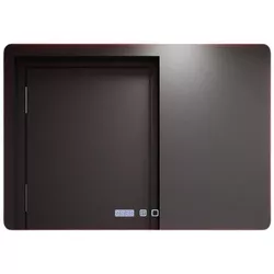 cumpără Oglindă baie Bayro Alfa 1000x800 LED 3C touch c подогревом, часами и термометром în Chișinău 