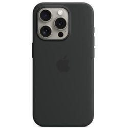 купить Чехол для смартфона Apple iPhone 15 Pro Silicone MagSafe Black MT1A3 в Кишинёве 