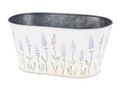 Кашпо металл "Таз" 24Х19Х10.5cm, Травы