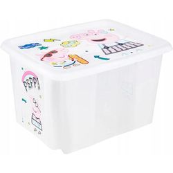 cumpără Cutie depozitare Keeeper Peppa Pig Transparent (12238001) 30L în Chișinău 