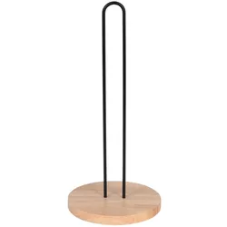 cumpără Accesoriu pentru bucătărie Bisk 08235 Suport p/u prosoape de bucatarie, negru/lemn în Chișinău 