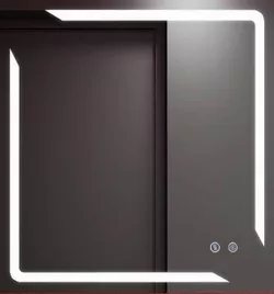 купить Зеркало для ванной Bayro Smart 700x800 LED touch c подогревом в Кишинёве 