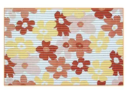 cumpără Covoraș de baie Bisk 01618 din spuma FLOWER 50x80cm maro în Chișinău 