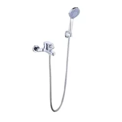 купить Смеситель для ванны Hydro S Set baterie cadă cu pară și furtun, Aquafix 603, crom (0400372) в Кишинёве 
